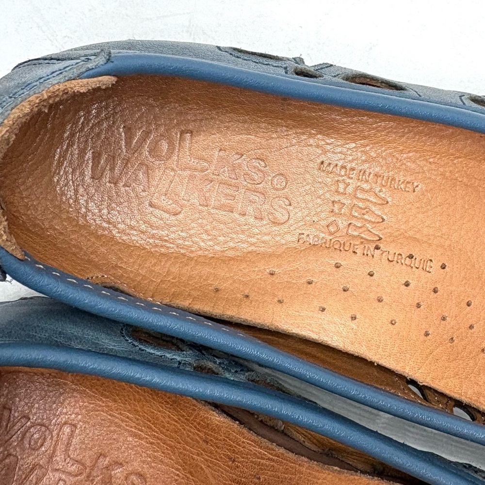 Volks Walkers Blue Laser Cut Flats | 37 - Picture 5 of 8